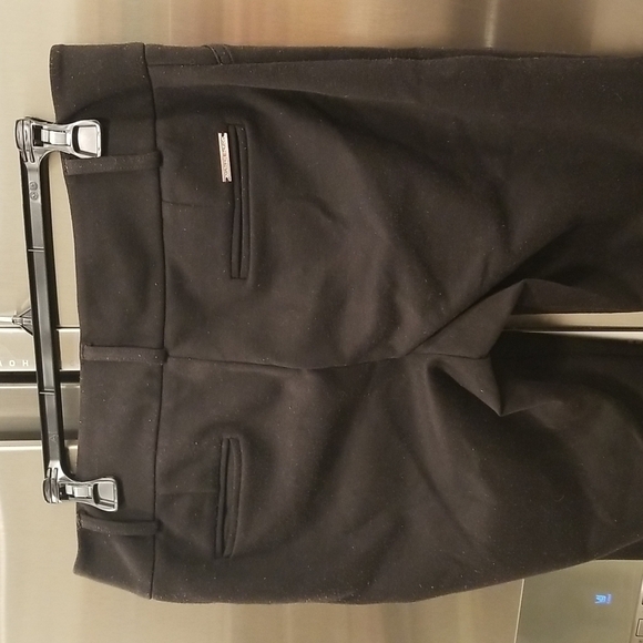 💕MICHAEL by MICHAEL KORS💕 Plack Trouser Pants ~ 10 Black - Picture 4 of 11